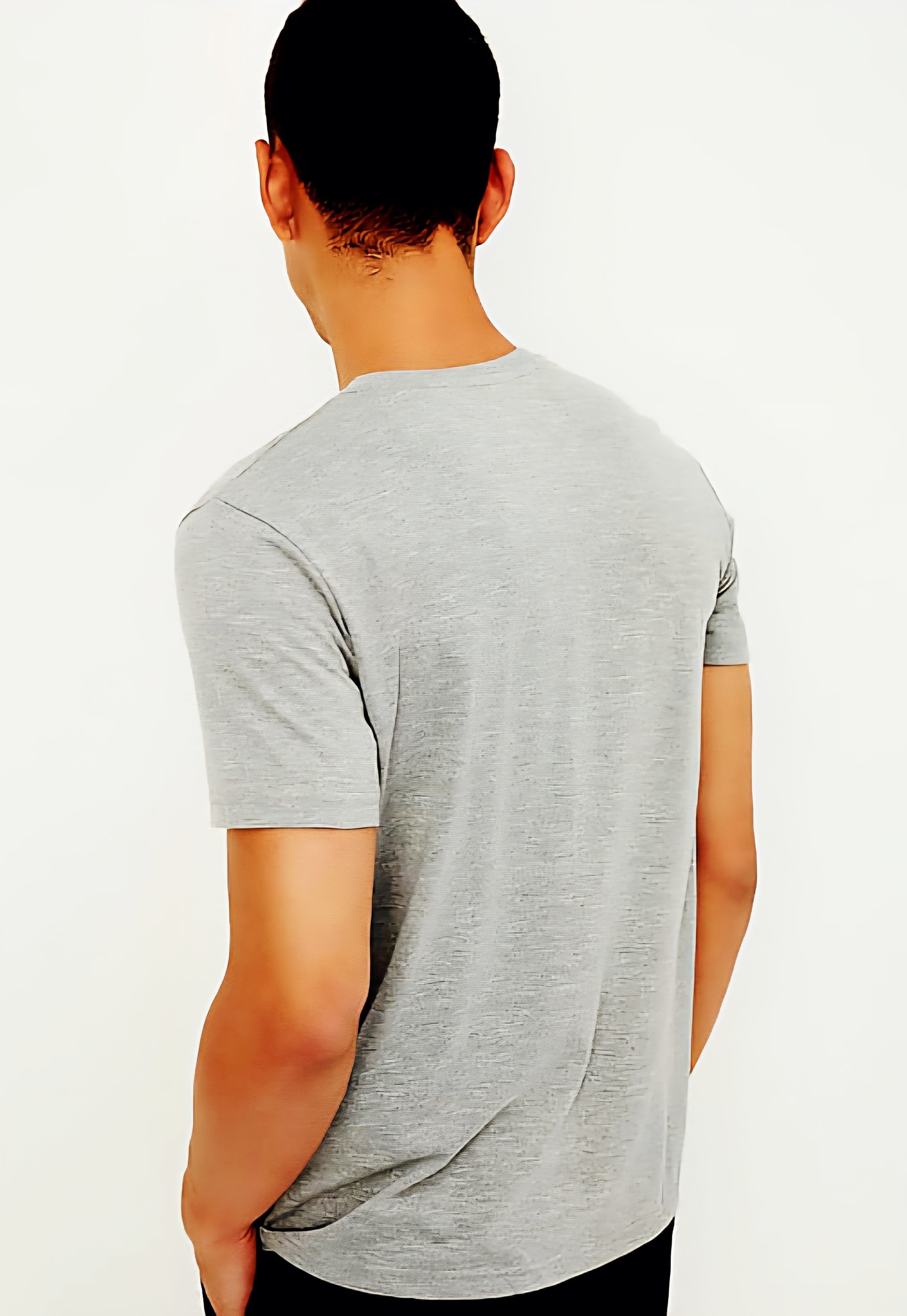 JerZarie Unisex regular fit T-Shirt in Grey with black starred logo