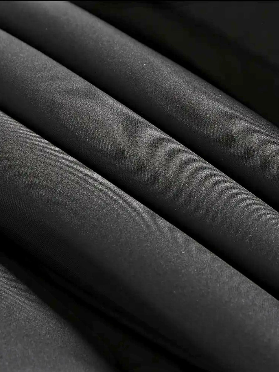 JerZarie Unisex heavyweight hoodie Gilet Jacket in black with white classic logo