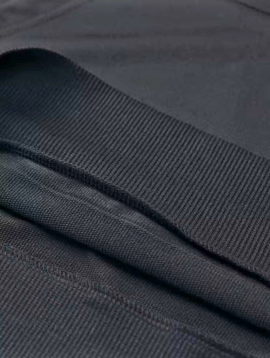 JerZarie Men's hoodie tracksuit in black with white starred logo