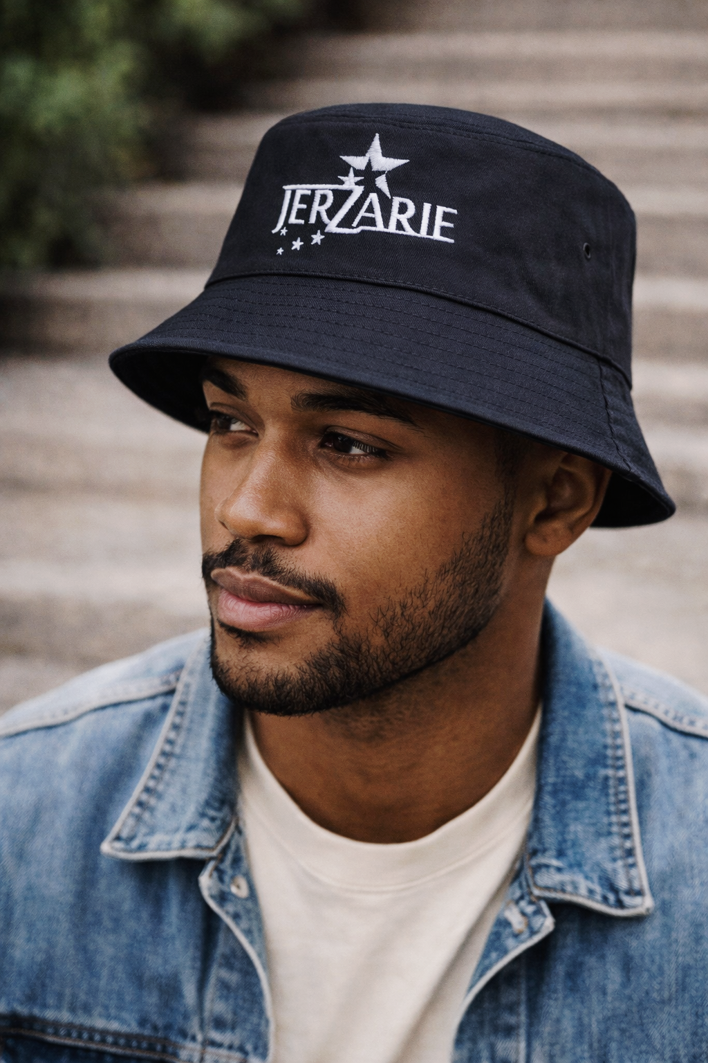 JerZarie Cotton Bucket Hat (Reversible)