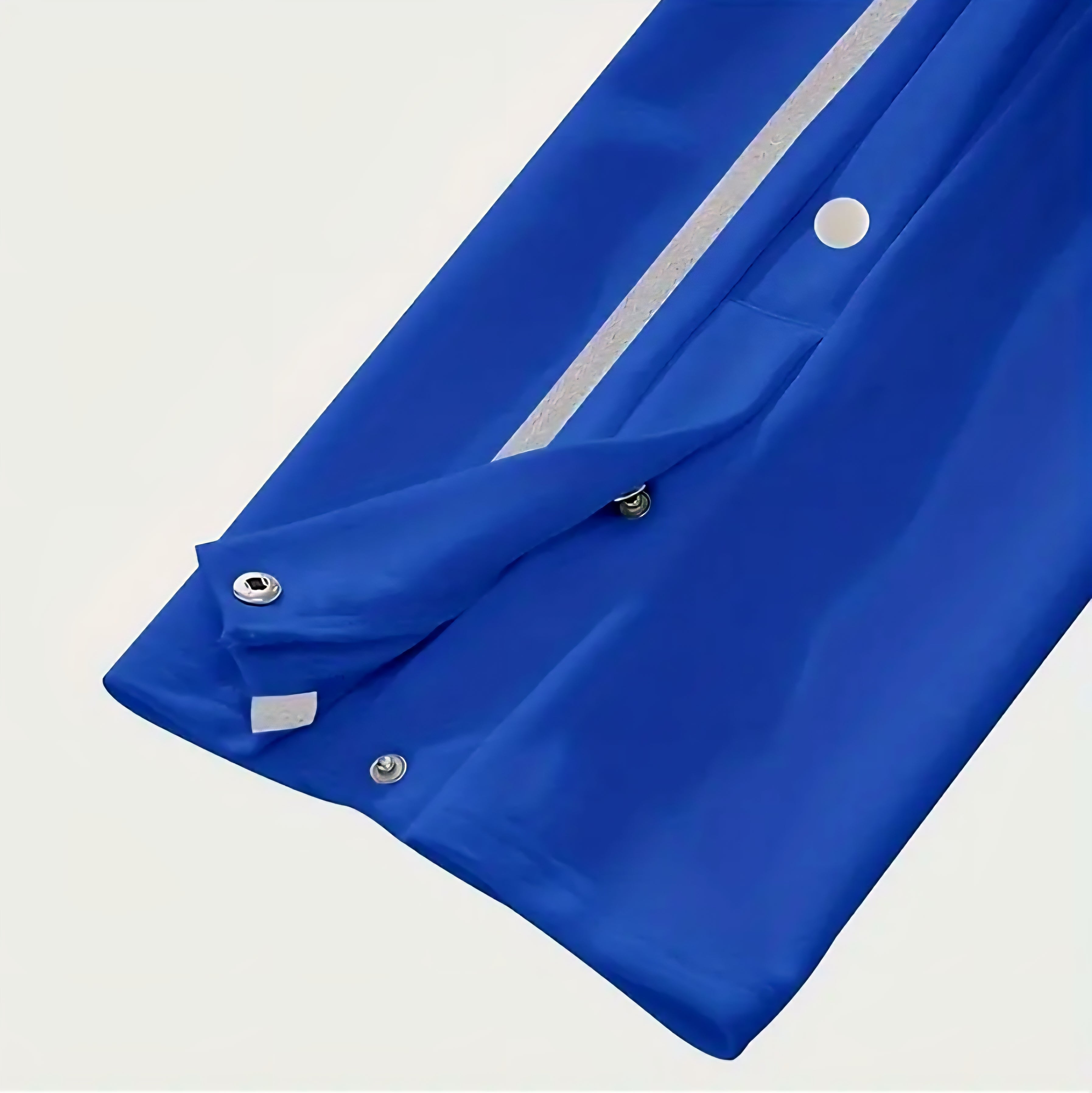 JerZarie Unisex casual flare sweatpants in blue with white starred logo